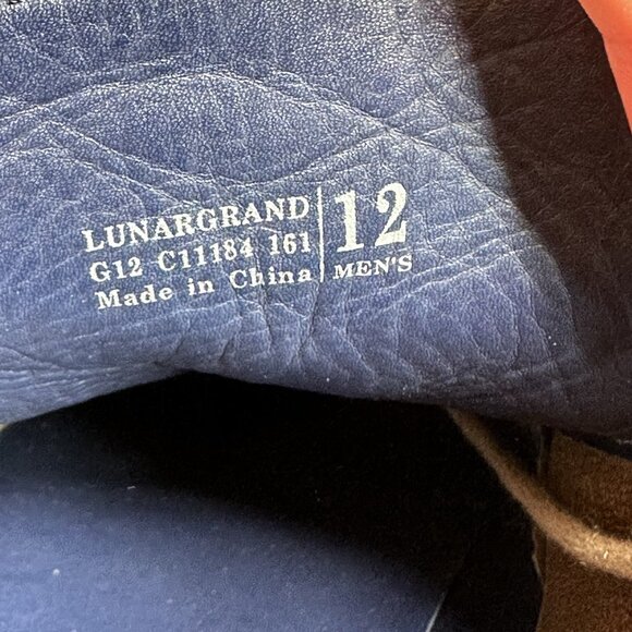 Cole Haan LunarGrand Mens Size 12 (M) Chukka Boots Tan Suede Lace-Up C11184 - Picture 8 of 8